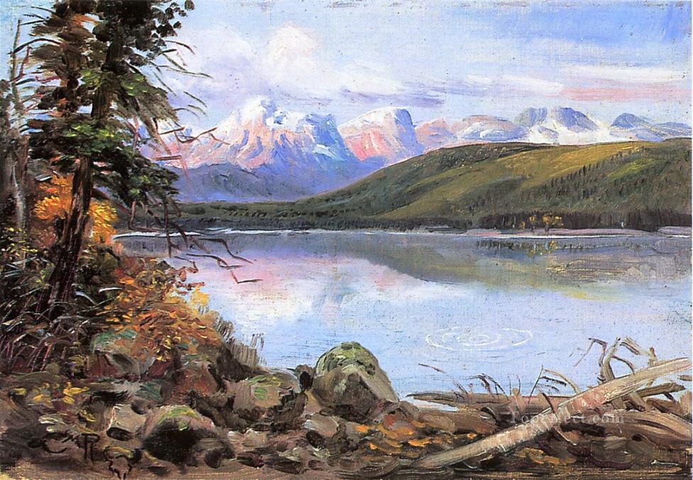 lago mcdonald 1901 Charles Marion Russell Pintura al óleo